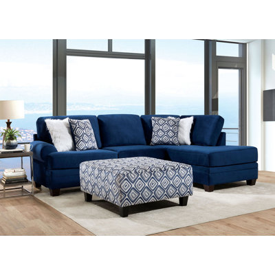 Canapé modulaire 124 po, marine