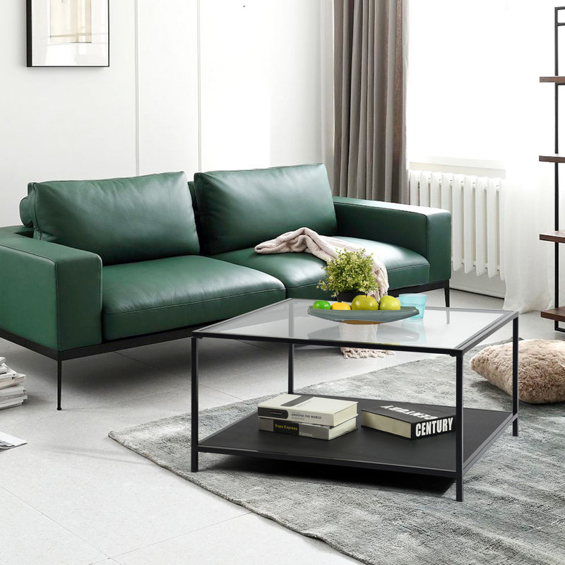 Brylor Four Leg Coffee Table with Storage