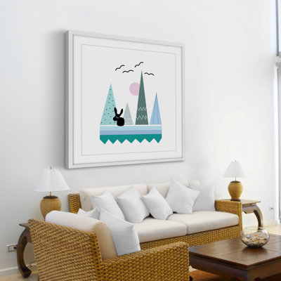 «Teepee Patterns» par Katarina Snygg, reproduction encadrée