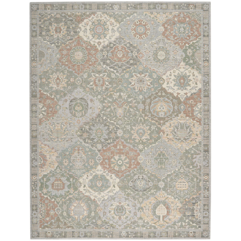 Oriental Indoor Rug, Rectangle 7'9" x 9'9"