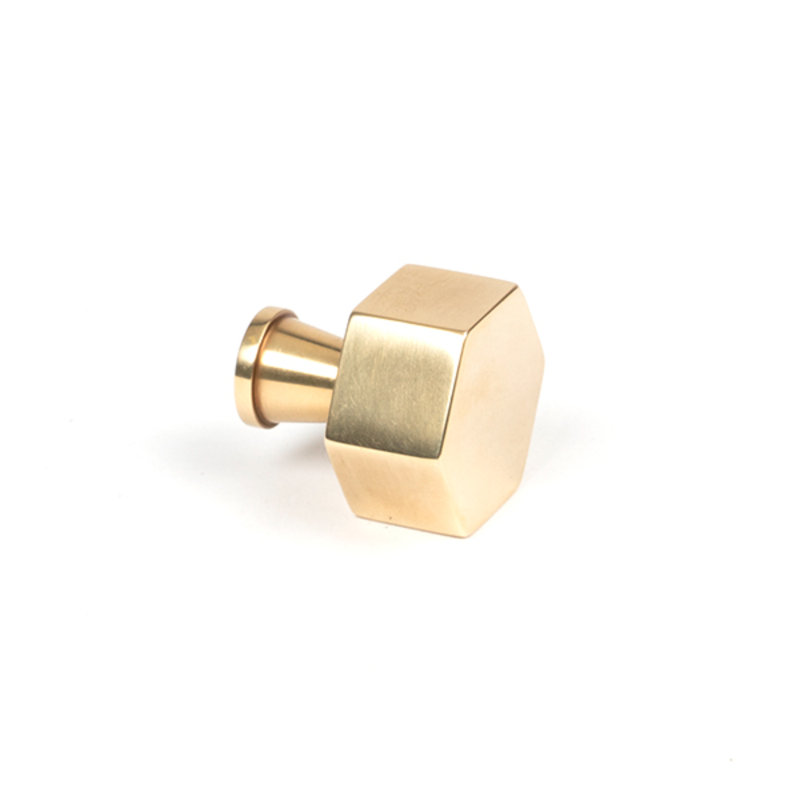 Geometric Knob, 2.5 cm, Polished Brass