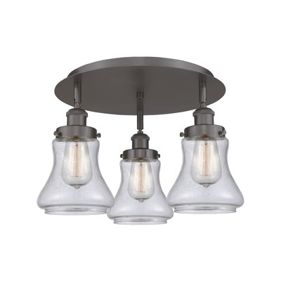 Bhanupriya Glass Flush Mount