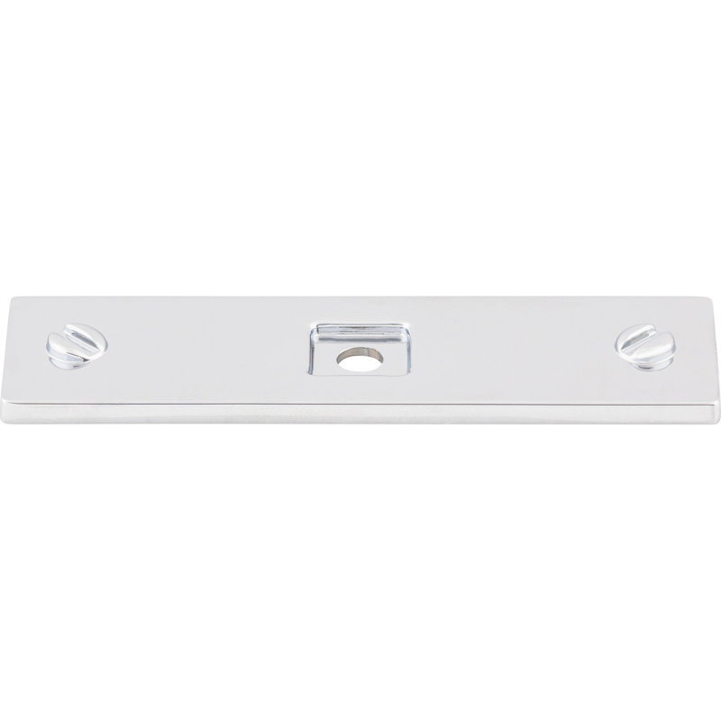Channing  Backplate, Polished Chrome