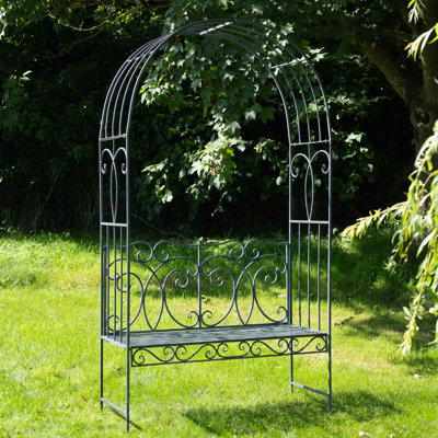 Heritage Metal Outdoor Bench