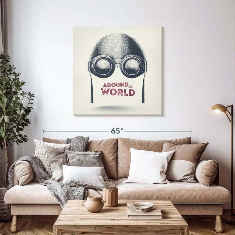 Tergel Around The World Aviator, 39" H x 39" W