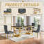 Rectangular 70.1"L X 35"W Dining Set-122920259-111570908-122919257