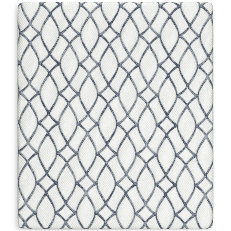 California King Blue and White Adjustable Memory Foam Mattress