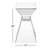 Stingley Mirrored Glass Top End Table