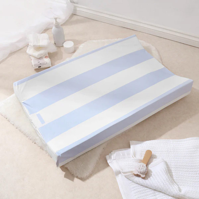 Anti-Roll Changing Mat - Hamptons, Blue