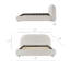 Lit plateforme tapissier courbé moderne avec tête de lit arrondie Modern-731115528-694577334