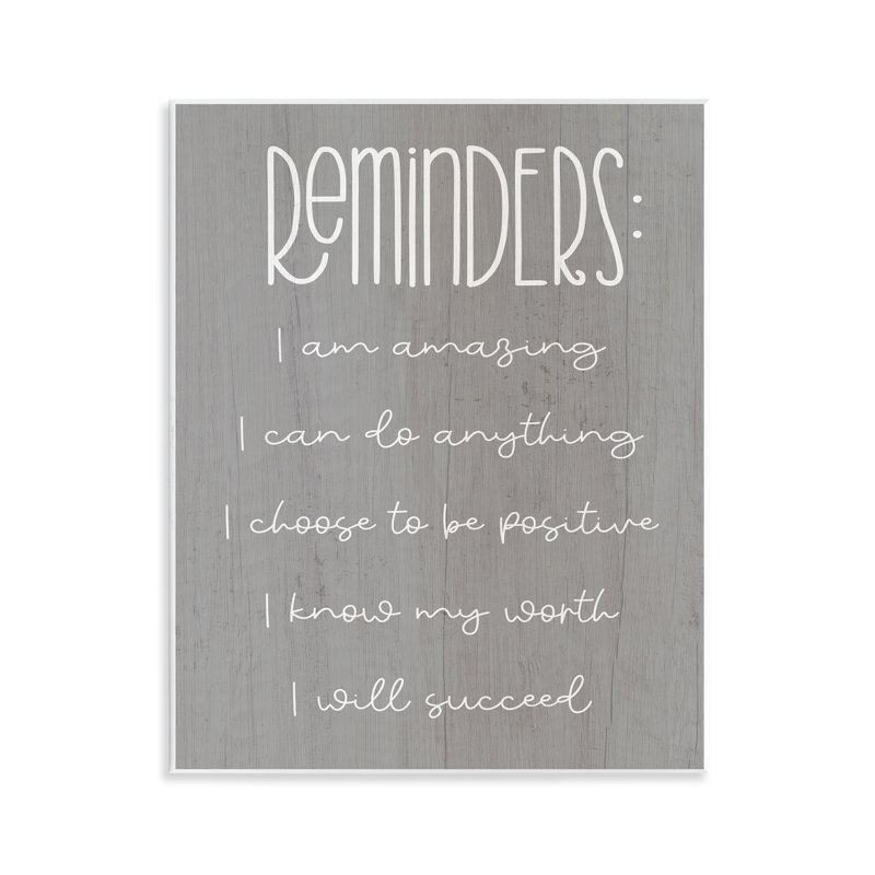 "Self Confidence Reminders" par Lil 'Rue