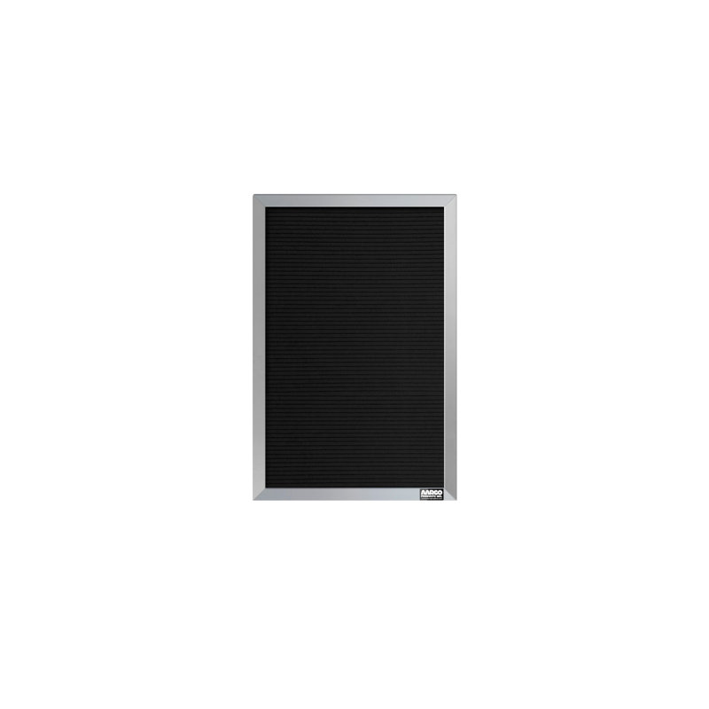 AARCO No Felt Letter Board, Aluminium, 18" H x 12" W