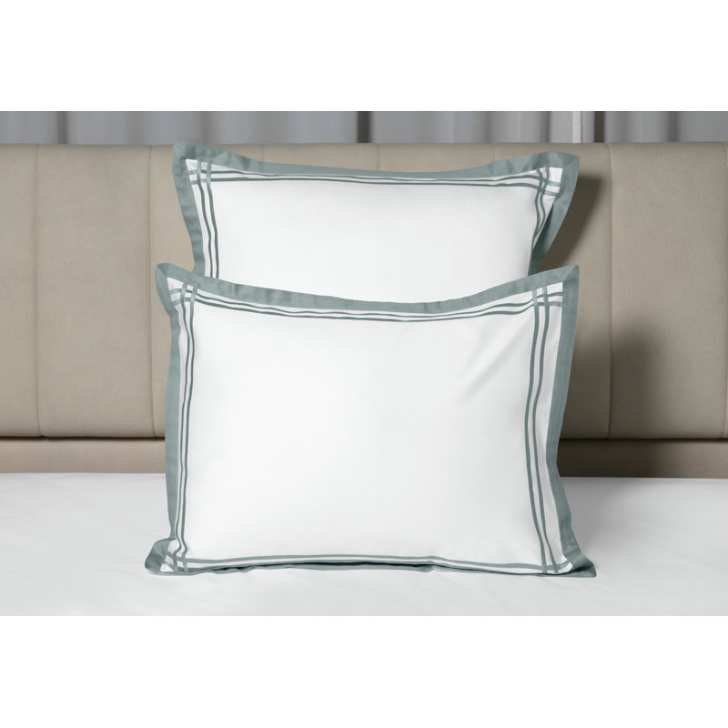 Sinfonia Sham, White/Wilton Blue, King Sham