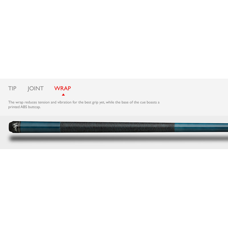 Viper Elite Blue Maple Wood Billiard Cue Stick