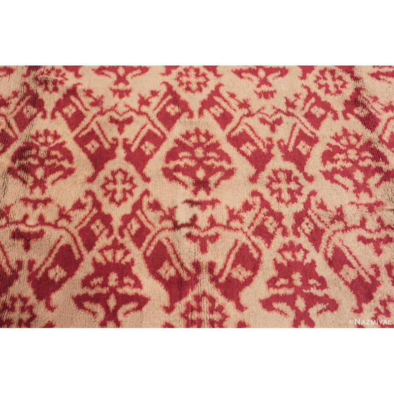 Magnifique tapis espagnol rétro de grande taille