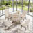 47 Inch Wood Dining Table Round Dining Table-1880456933