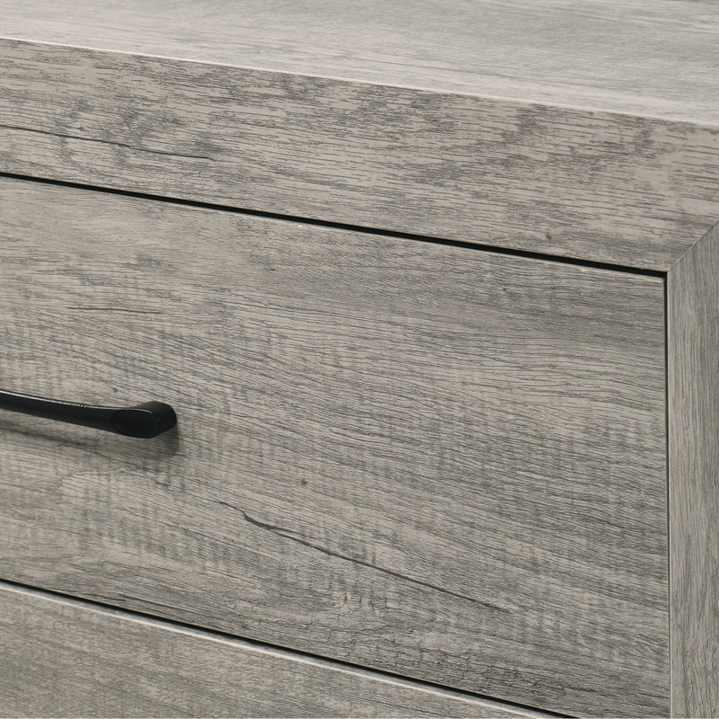 Nyell 58.3'' W 6 - Drawer Dresser, Gray