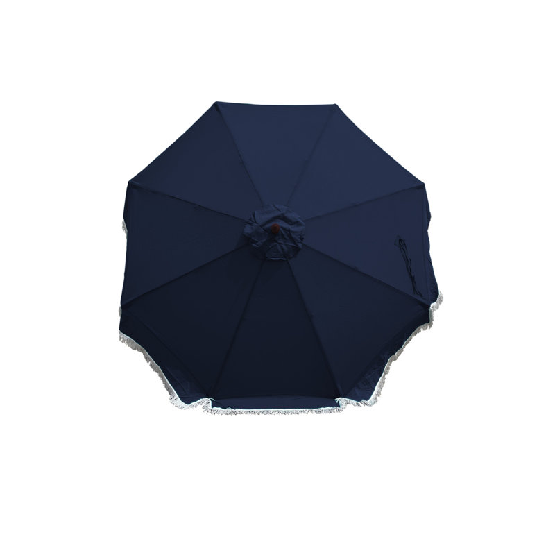 Auvent de remplacement pour parasol 9 pi avec cantonnière 9 pi Corso de couleur marine Corso (auvent seulement)