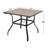 Methuen 4 - Person Patio Dining Set with Square Table , Cushions Included