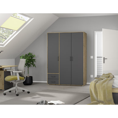 Velorin 3 Hinged Door Wardrobe available in many colour combinations 2 Drawer INCL. Delivery and Assembly