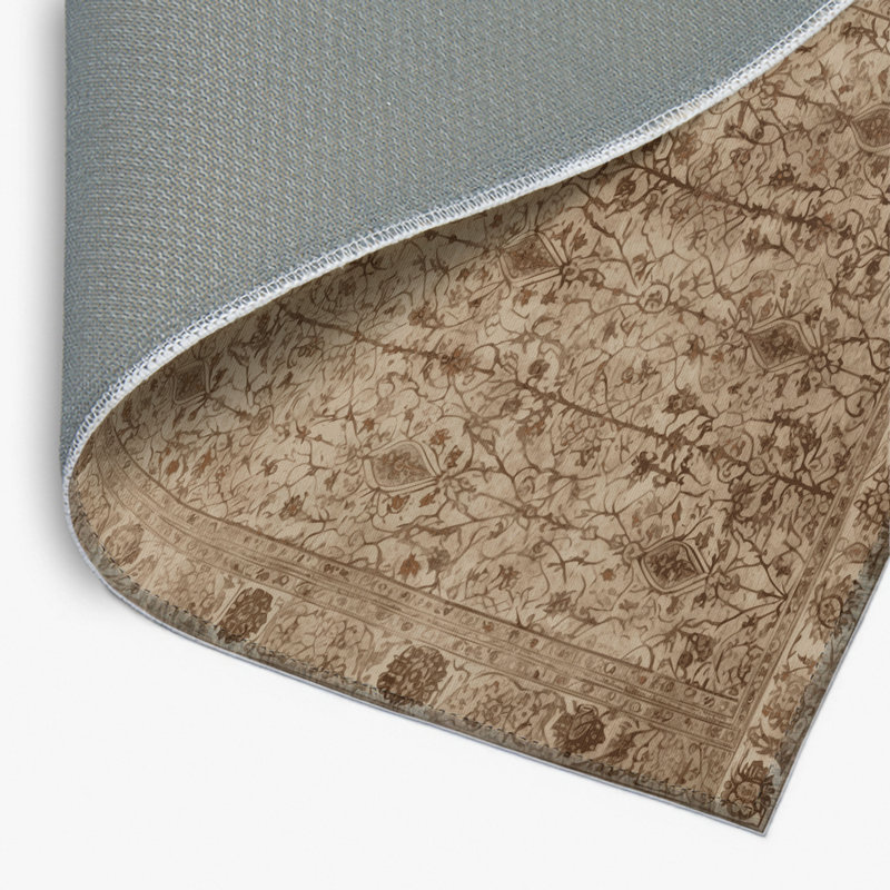 Tapis d'intérieur et d'extérieur brun Persian, Rectangulaire 8 pi x 10 pi