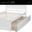 Lit plateforme simple avec deux tiroirs-405435530