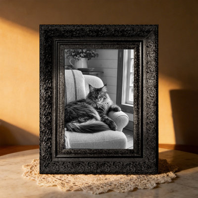 5" x 7" Black 1PC Picture Frame for Desk Decor