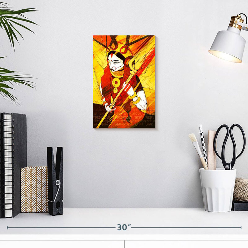 Adella Durga Abstract, 12" H x 8" W