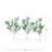 23in. Lighted Artificial Olive Branch Stems with 30 Warm White LED Lights - Set of 3