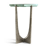 Water Seaglass Martini Table