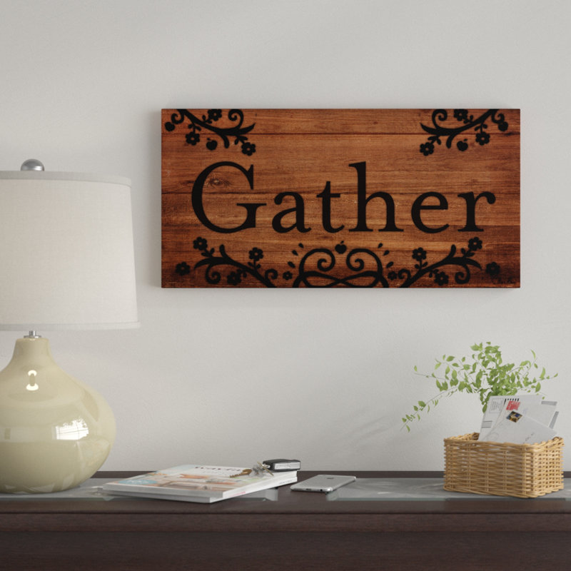 " Gather " by Olivia Rose, 12" H x 24" W x 1.5" D