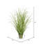 Herbe verte artificielle en pot.-936796861
