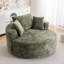Fauteuil demi-tonneau pivotant en chenille-332416681