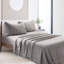 Stone Washed Pure Linen Sheet Set, Fitted Sheet 16" Pocket-605619837-613451699