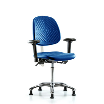 Chaise de salle blanche en polyuréthane classe 100 - hauteur de banc moyenne