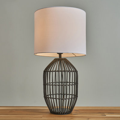 Tonnele Wicker/Rattan Table Lamp