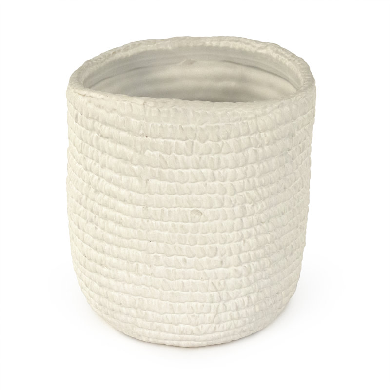 Mairead Ceramic Table Vase, White