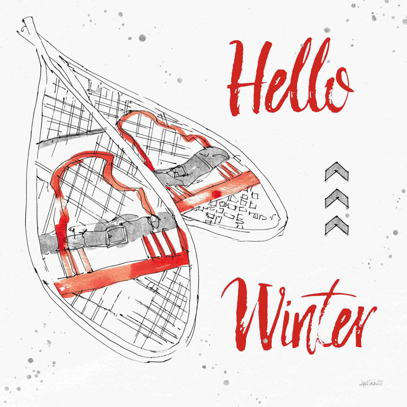 Winter Fashion, H 12 po x l 12 po, Non, Toile tendue
