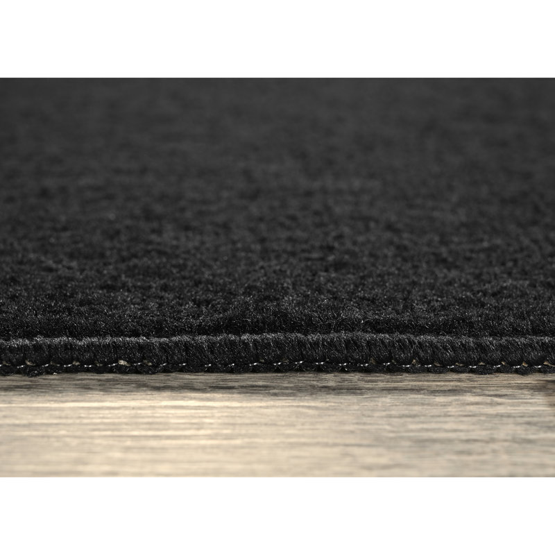 Tapis noir Resa, Rectangle 8 pi x 10 pi