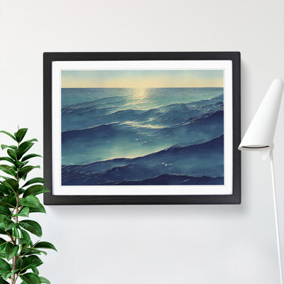 XH1022-6449X Ocean Watercolour Vol.3 - Single Picture Frame Print