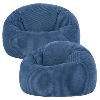 icon Kingston Classic Beanbag Corduroy Sage Green Set of 2