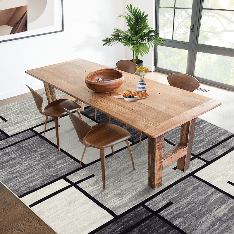 Geometric Machine Washable Rug for Living Room Modern Non-Slip Rug for Bedroom Dining Room Office Nursery Playroom Teen Dorm