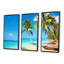 Plage tropicale - cadre flottant 3 pièces-798716965-798716966