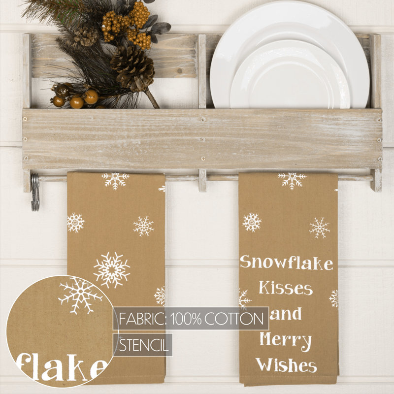 Torchon Snowflake Burlap