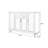 White Aluminium alloy Shoe Storage