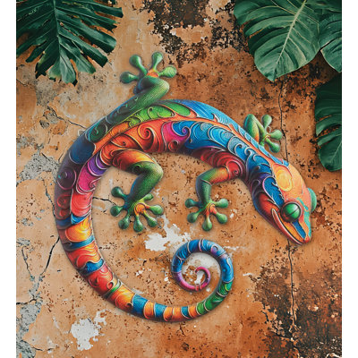 Décoration murale 16 po Burano Gecko Wall Decor
