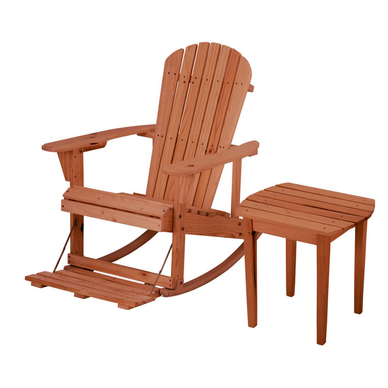 Artiana Outdoor Adirondack Chair, Walnut