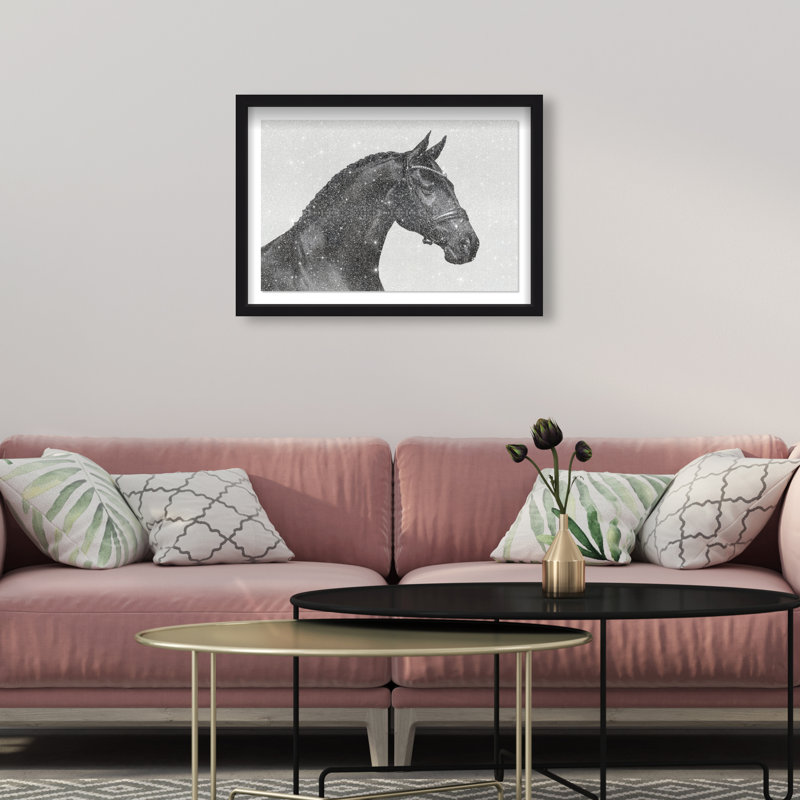 Midnight Majesty I Framed Graphic Art, 25.5"H x 37.5"W, Black Shadowbox