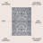 Lazo Modern Persian Vintage Light Gray/Red Rug-384313568