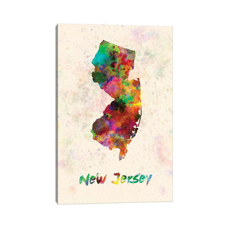 New Jersey by Paul Rommer - Wrapped Canvas Gallery-Wrapped Canvas Giclée, 66.04 cm H x 45.72 cm W